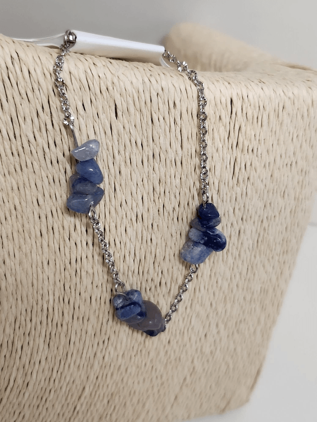 Bracelet aventurine bleu 
