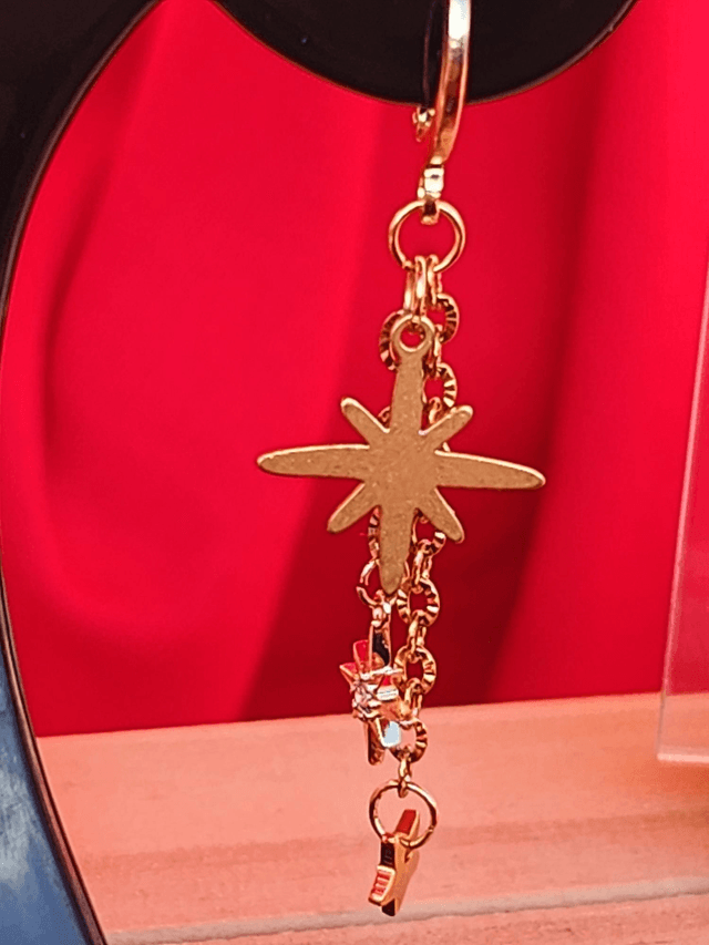Boucle d’oreille étoile 