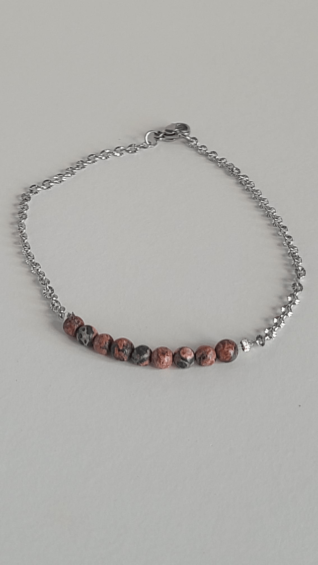Bracelet jaspe léopard 