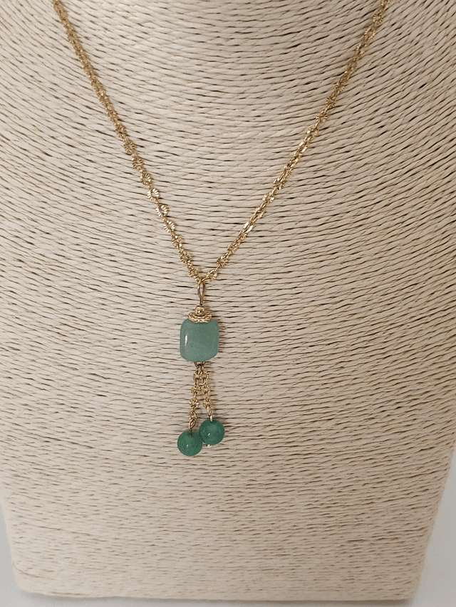 Collier trio d’aventurine 
