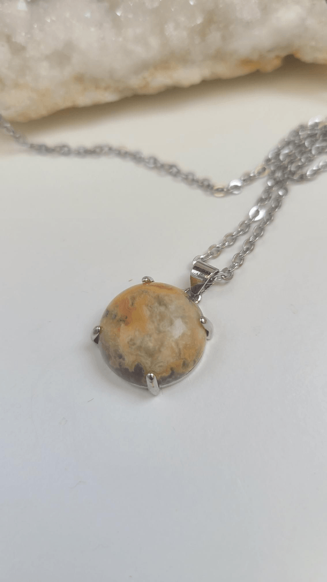Collier agate Crazy