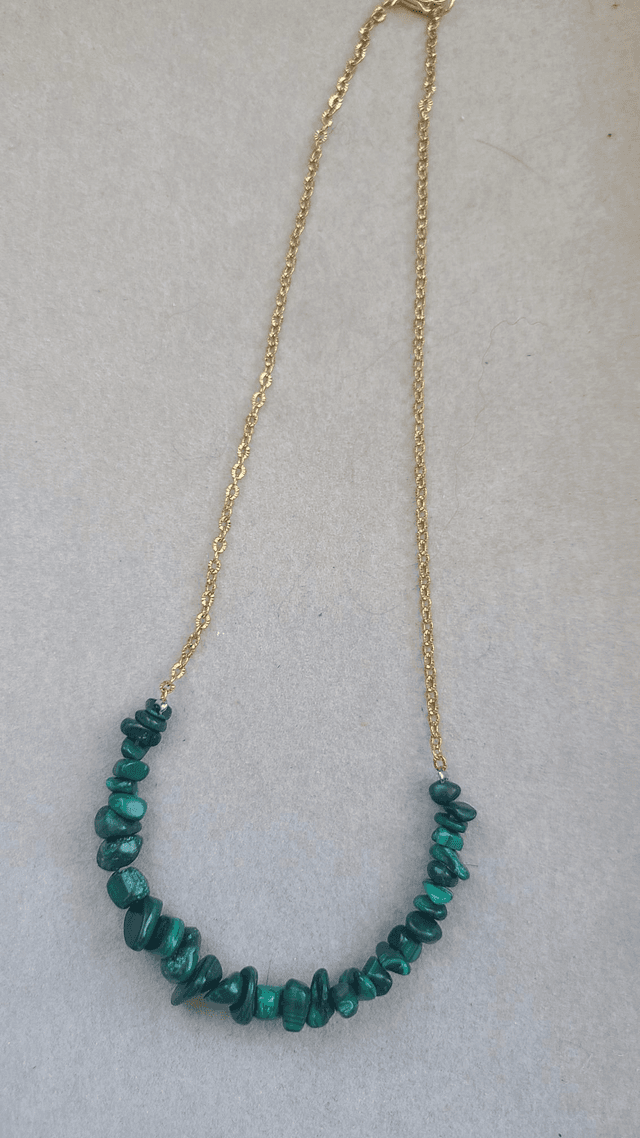 Collier malachite